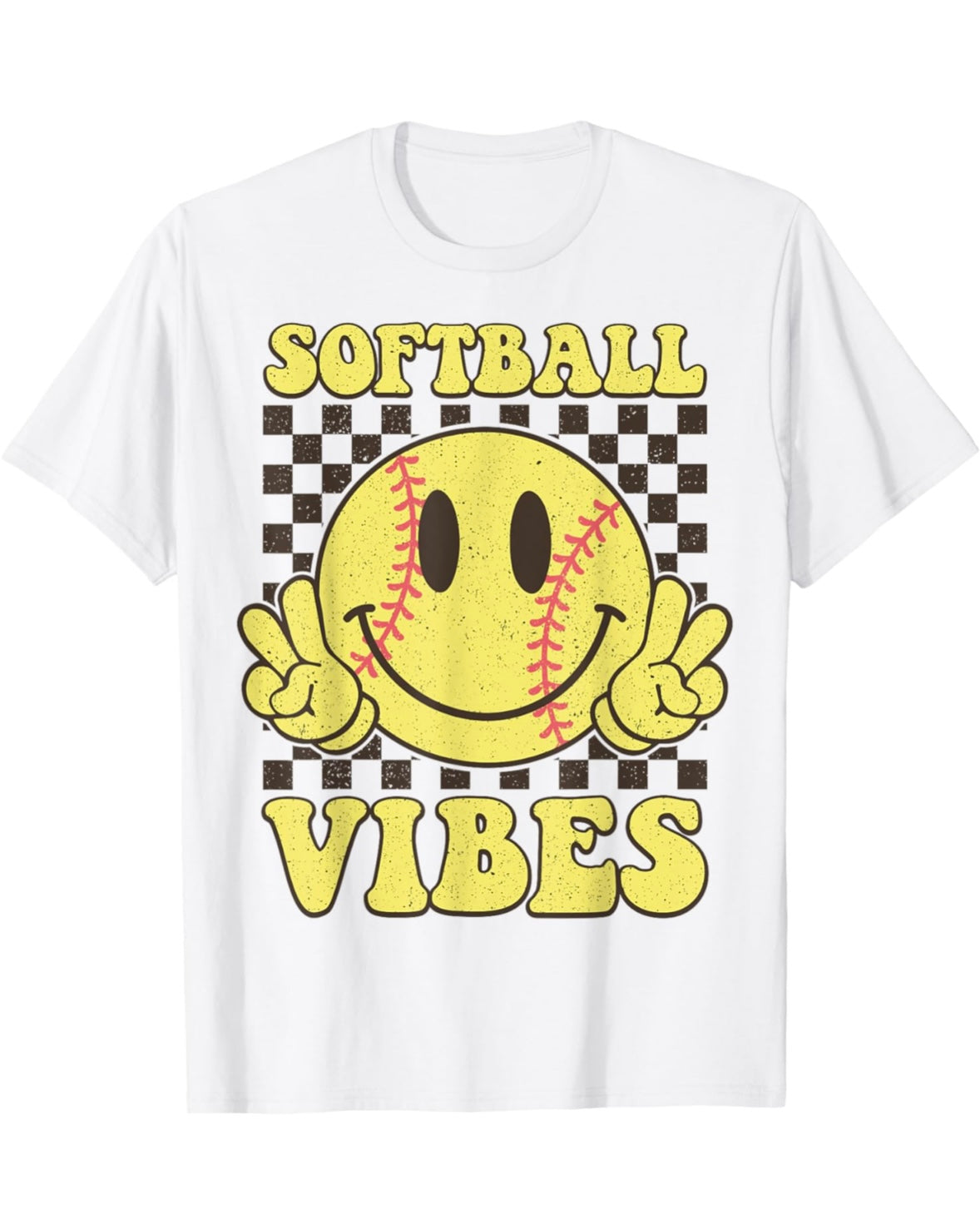 Softball Vibes Adult T-Shirt