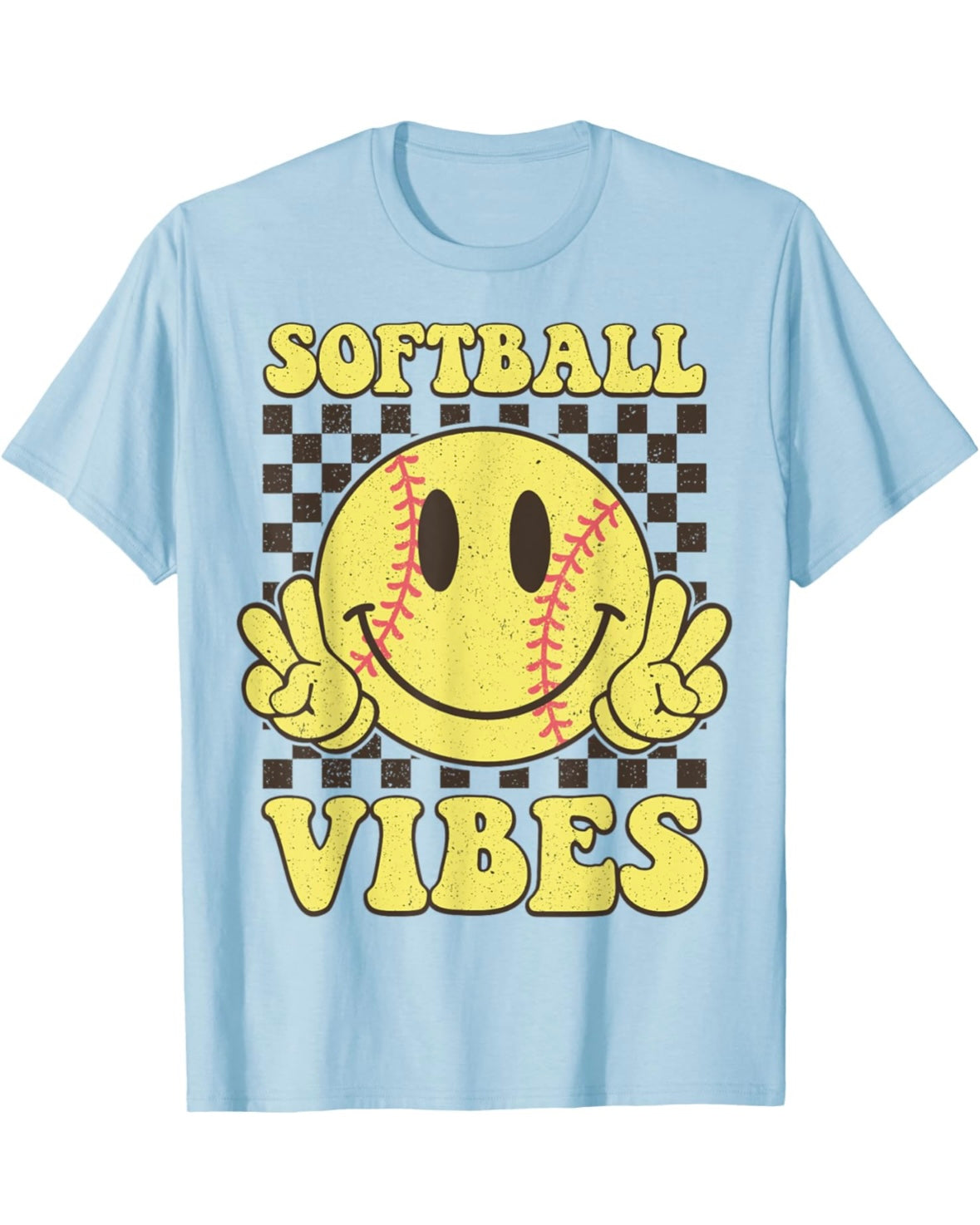 Softball Vibes Adult T-Shirt