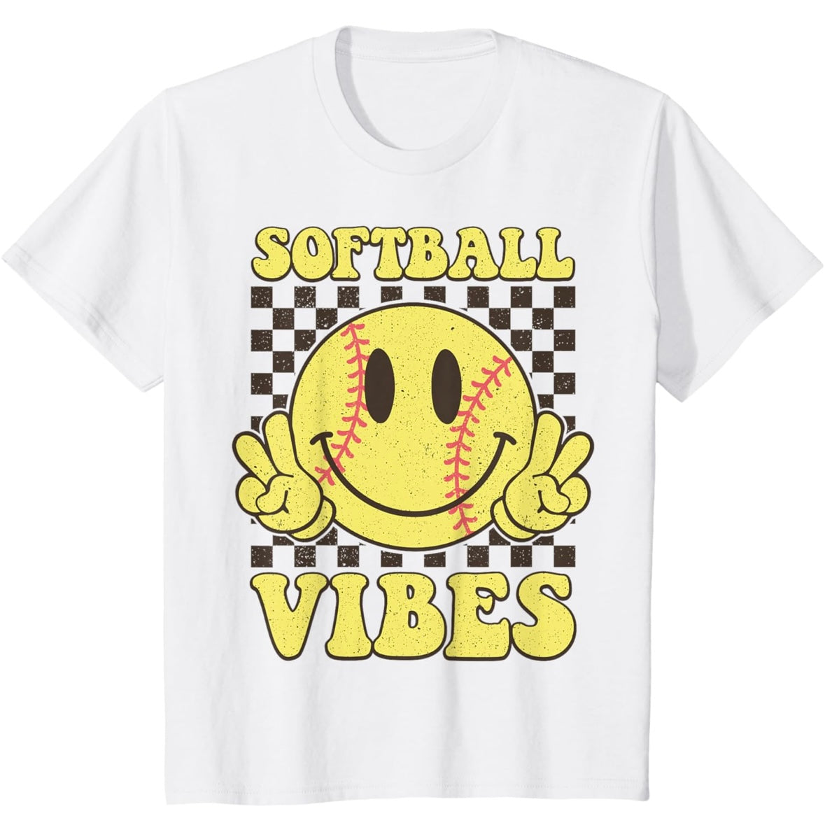 Softball Vibes Youth T-Shirt - Main Image